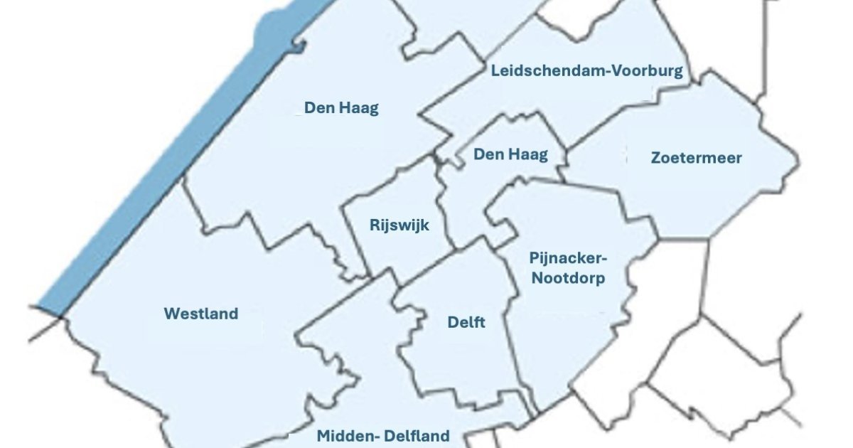 Woonplaatsen in Haaglanden & werkgebied van Loodgieter Haaglanden